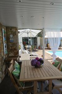 Χώρος καθιστικού στο Casa da Magnólia