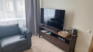 TV a/nebo společenská místnost v ubytování Crow's nest