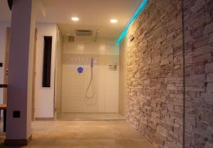 Kúpeľňa v ubytovaní Apartmány v podhradí