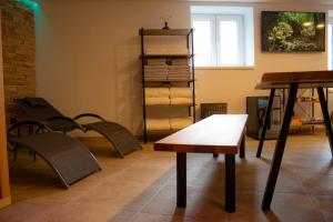 Posedenie v ubytovaní Apartmány v podhradí