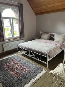 Postel nebo postele na pokoji v ubytování Vélo 94