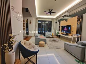 Et opholdsområde på One Summerday in Desaru