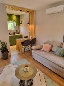 Kuchyň nebo kuchyňský kout v ubytování Luxor Apartmani 2