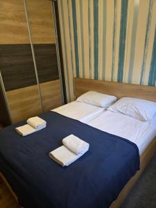 Ένα ή περισσότερα κρεβάτια σε δωμάτιο στο Centro lux Zlatibor