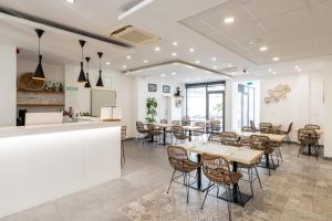Hotel Cidade de Olhão的休息区