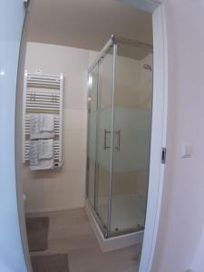 Koupelna v ubytování Ferienappartement 3 beim Strandbad