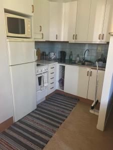 Η κουζίνα ή μικρή κουζίνα στο Norrtälje Guest Apartment
