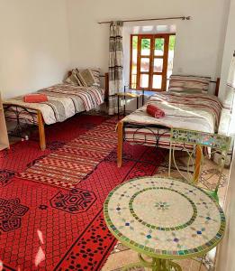Gîte Imarin客房内的一张或多张床位