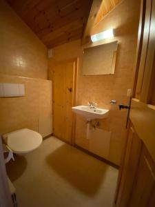 Koupelna v ubytování Auberge du Val des dix