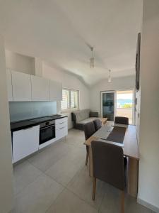 Kuchyň nebo kuchyňský kout v ubytování Sea View Apartments Zaboric