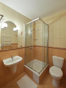 Koupelna v ubytování Willa Za Cieszynianką