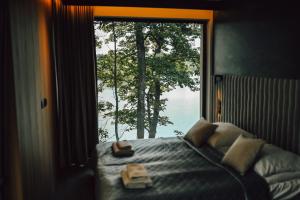 Posteľ alebo postele v izbe v ubytovaní Rytebłota Resort & Spa