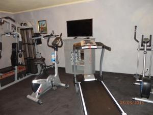 Das Fitnesscenter und/oder die Fitnesseinrichtungen in der Unterkunft Schloßburg Reiserhof