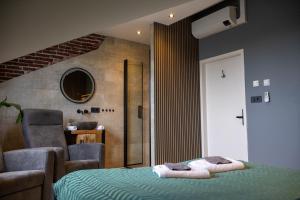 Postel nebo postele na pokoji v ubytování Zeeschelp - Comfortabele kamer bij B&B Gezond aan Zee - Toegang Wellnesstuin meerprijs