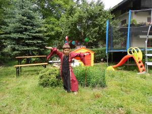 Ein Kinderspielbereich in der Unterkunft Schloßburg Reiserhof