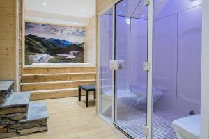 Koupelna v ubytování Albergo ristorante Payarin + 37 fotografií