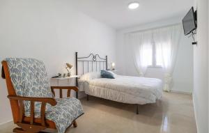En eller flere senge i et værelse på Apartamento En Almería