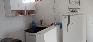 Η κουζίνα ή μικρή κουζίνα στο Casa De férias Santa cruz