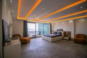 Χώρος καθιστικού στο Posthane Loft