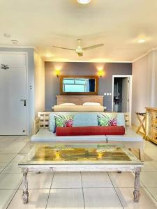 Posezení v ubytování Beau Vallon Studios - Apartments Vacation Rentals