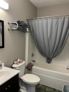 Koupelna v ubytování Come on Inn Motel