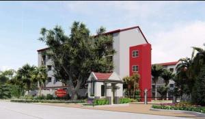 un rendering di un edificio con un gazebo di fronte di Condo for rent-2 Bedrooms a Lapu Lapu City