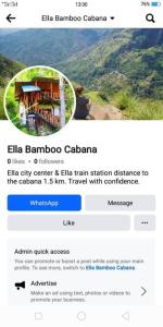 Gallery image of Ella Bamboo Cabana in Ella