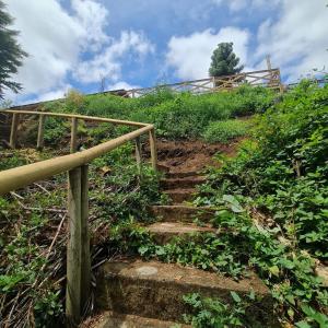Casa spa parcela con acceso directo a río Temuco Padre las casas外面的花园