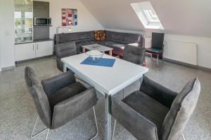 Dapur atau dapur kecil di Ferienwohnung Ankerplatz