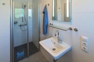 Koupelna v ubytování Ferienhaus Empora