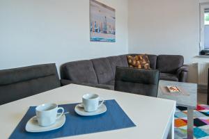 Posezení v ubytování Ferienwohnung Seestern