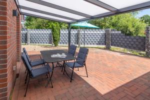 Patio nebo venkovní prostory v ubytování Ferienwohnung Seestern