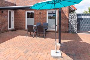 Patio nebo venkovní prostory v ubytování Ferienwohnung Seestern