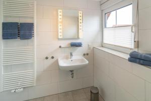 Koupelna v ubytování Ferienwohnung Austernfischer