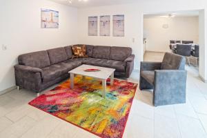 Posezení v ubytování Ferienwohnung Strandläufer