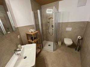 Koupelna v ubytování Haus Trögl