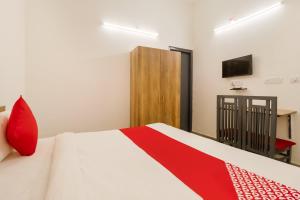 Postel nebo postele na pokoji v ubytování Super Hotel O Perky Stay