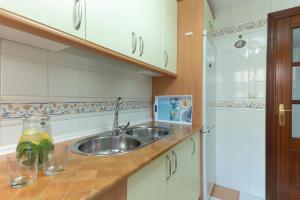Kuchyň nebo kuchyňský kout v ubytování APARTAMENTO ADULTOS CENTRO N V 1 free parking