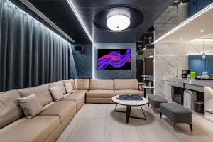 Posezení v ubytování 168 Motel-Zhongli