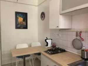 Kuchyň nebo kuchyňský kout v ubytování Poppy Flower Apartment