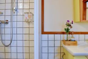 Koupelna v ubytování La Vrille - chambres d'hôtes