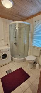 FevågにあるMatthias Hytteのシャワーとトイレ付きのバスルーム