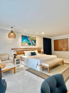 Postel nebo postele na pokoji v ubytování Sabina Luxury Boutique Hotel & Villa
