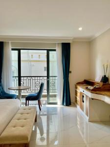 Posezení v ubytování Sabina Luxury Boutique Hotel & Villa