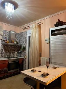 A kitchen or kitchenette at Holiday Home in Chalkidiki, Lakkoma