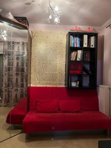 A seating area at Holiday Home in Chalkidiki, Lakkoma