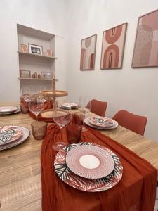 Χώρος καθιστικού στο Appartement Cosy au coeur de l'Italie