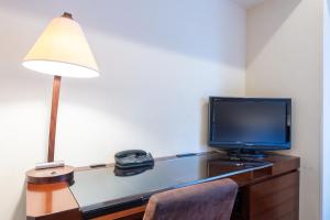 TV a/nebo společenská místnost v ubytování Hotel Keihan Asakusa