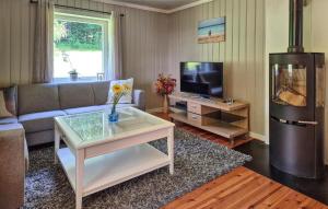 Μια τηλεόραση ή/και κέντρο ψυχαγωγίας στο 3 Bedroom Cozy Home In Aurskog