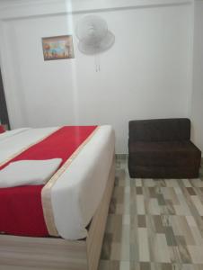 Postel nebo postele na pokoji v ubytování Hotel Clink New Delhi Airport